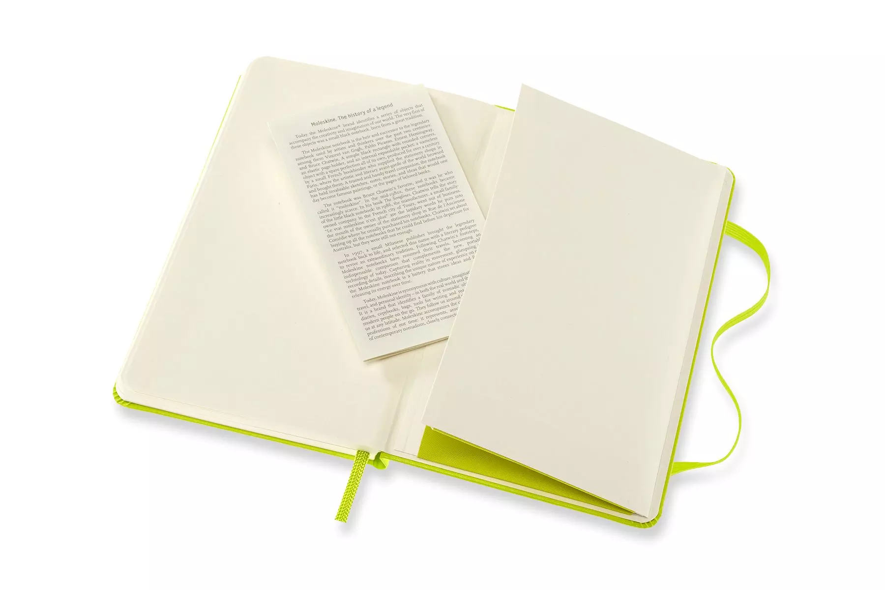 Een Moleskine Ruled Hard Cover Notebook Pocket Lemon Green koop je bij Moleskine.nl